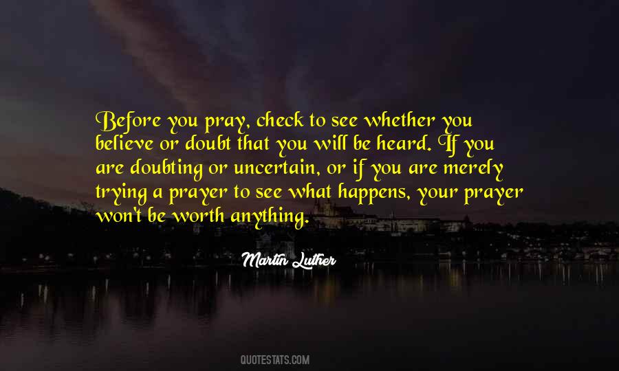 Prayer Martin Luther Quotes #1024848