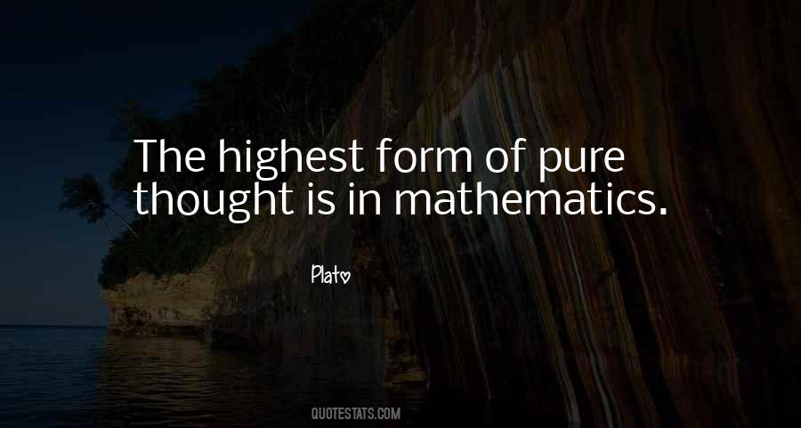 Math Mathematics Quotes #143416