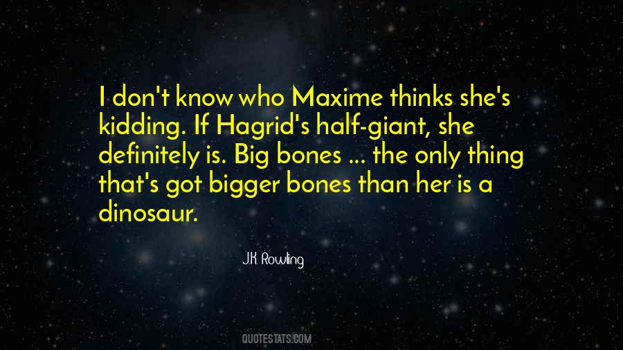 Big Bones Quotes #1750047