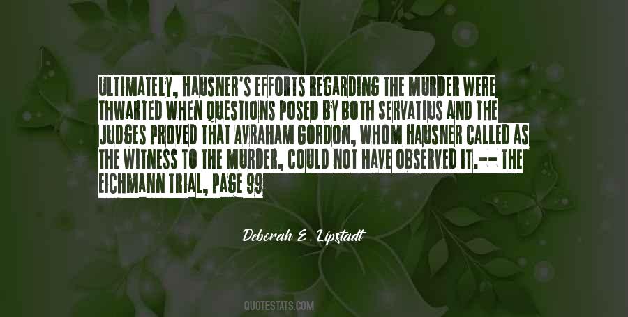 Eichmann Trial Quotes #1617381