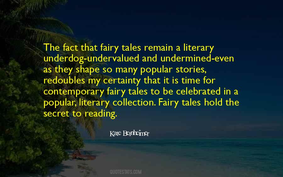 Reading Fairy Tales Quotes #1045209