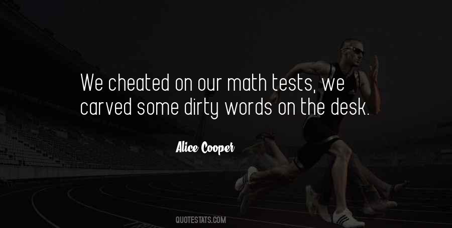 Quotes About Math Tests #1540025