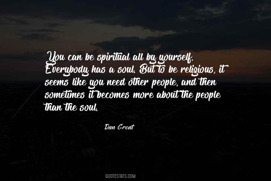 Religion Vs Spirituality Quotes #1388870