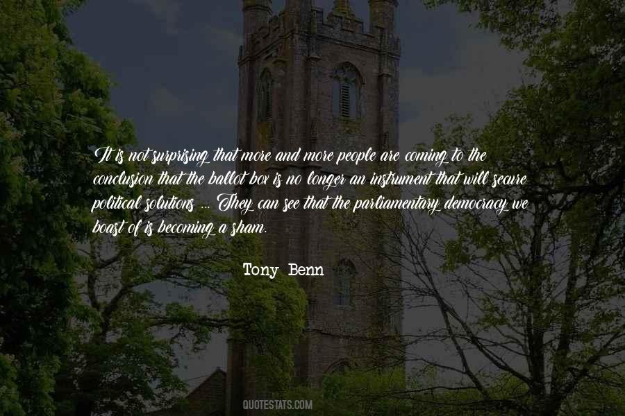 Benn Quotes #635039