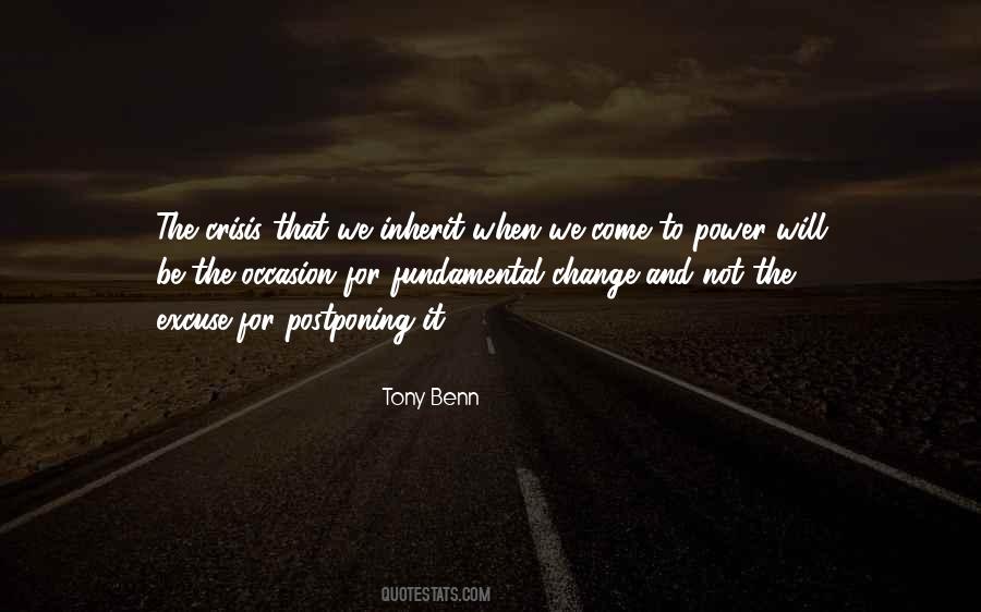 Benn Quotes #977923