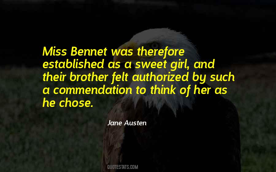 Bennet Quotes #316439