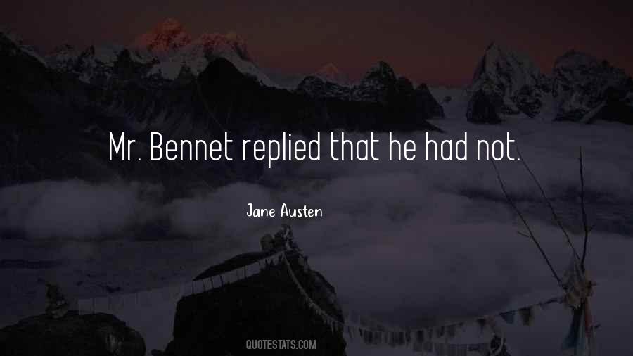 Bennet Quotes #512322