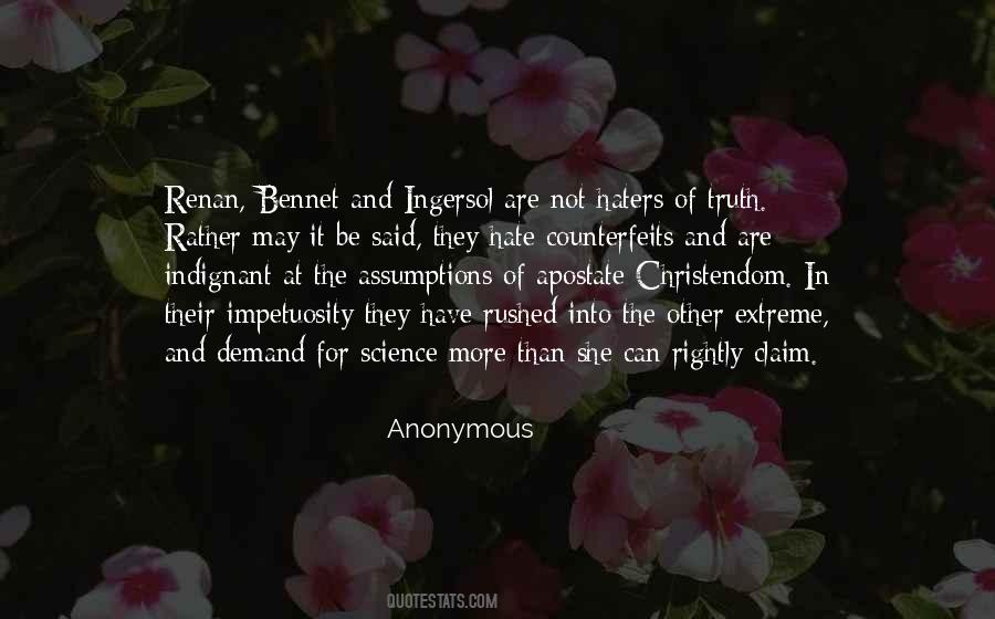 Bennet Quotes #953900