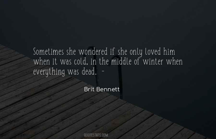 Bennett Quotes #1124