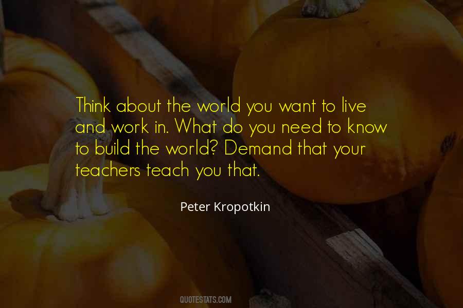 Build The World Quotes #884410