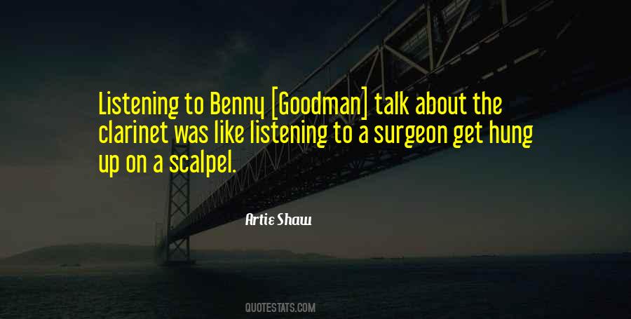 Benny Quotes #307606