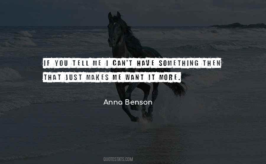 Benson Quotes #130414