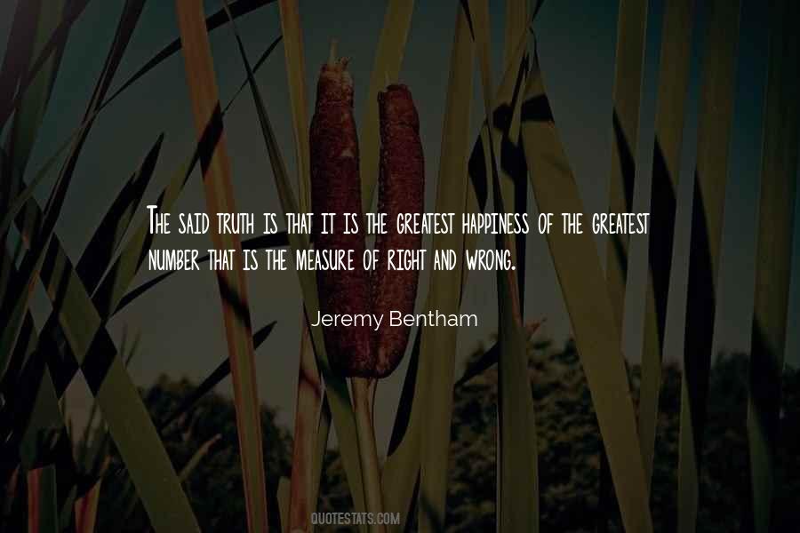 Bentham Quotes #1706465