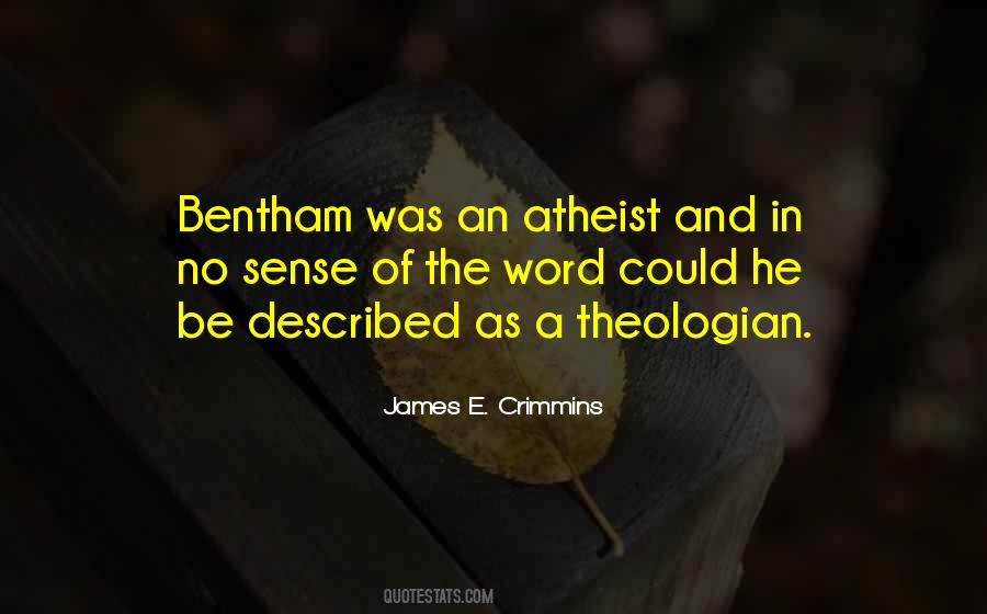 Bentham Quotes #833882