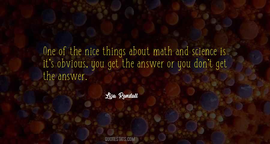 Quotes About Math And Science #1496141