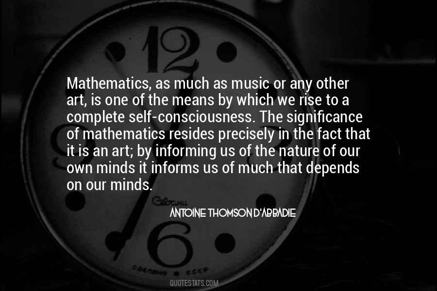 Quotes About Math And Nature #389693