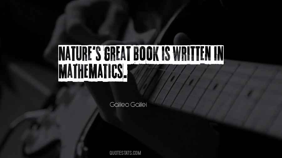 Quotes About Math And Nature #937575