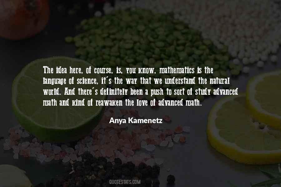Quotes About Math And Language #1396271