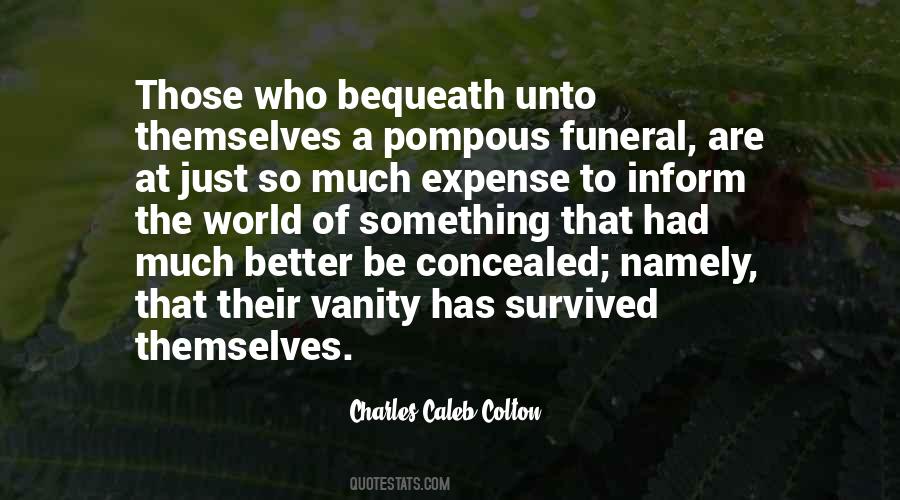 Bequeath Quotes #1785886