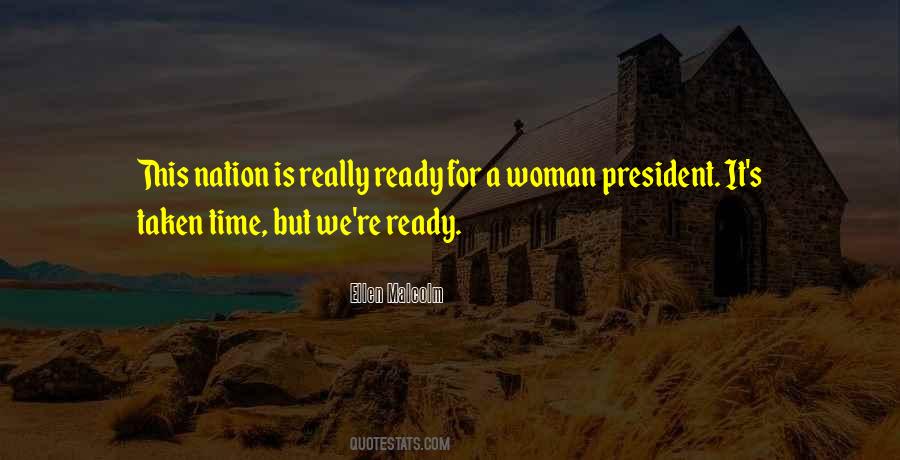 Woman For President Quotes #849689
