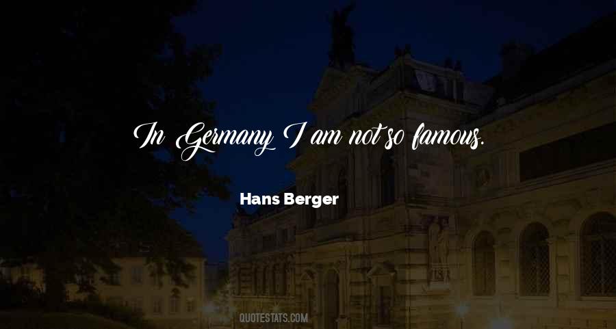 Berger Quotes #30639