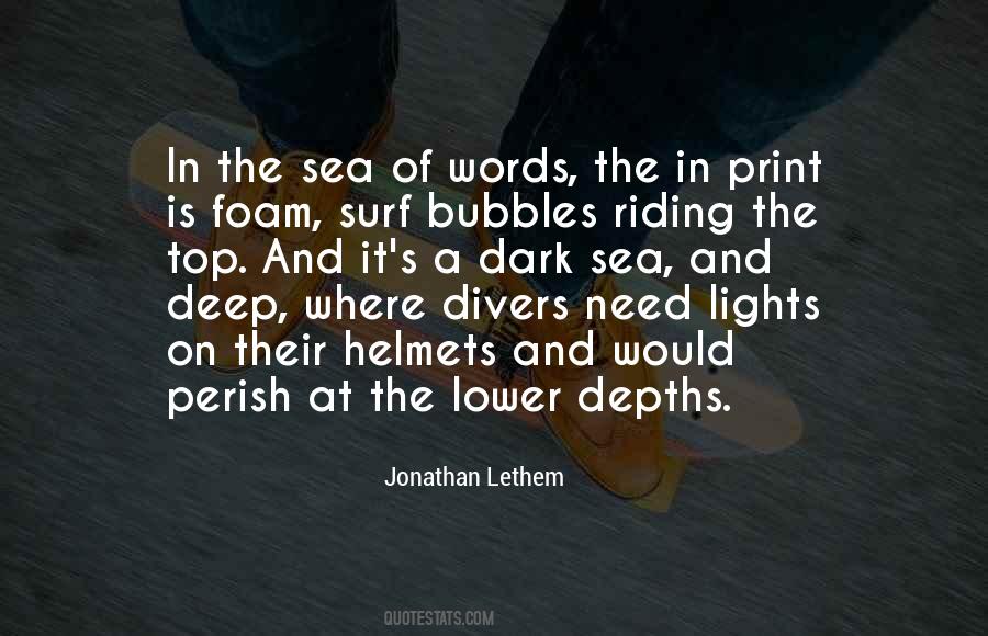 Depths Of The Sea Quotes #122635