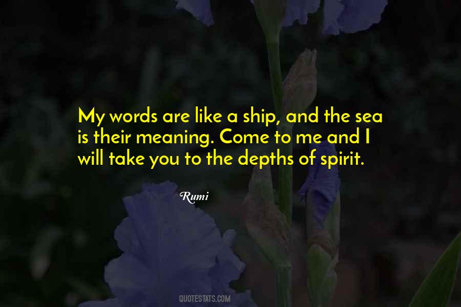 Depths Of The Sea Quotes #1575388
