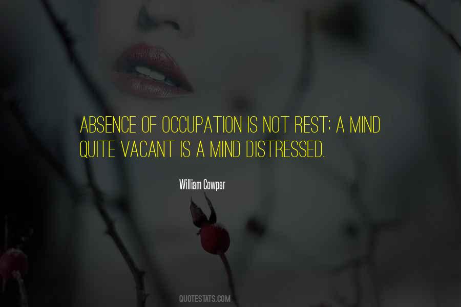 Vacant Mind Quotes #1666788