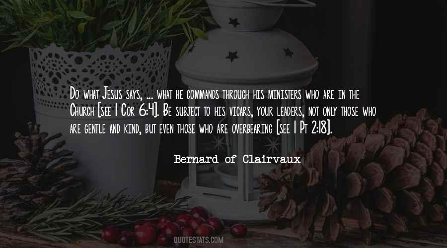 Bernard Clairvaux Quotes #1127088
