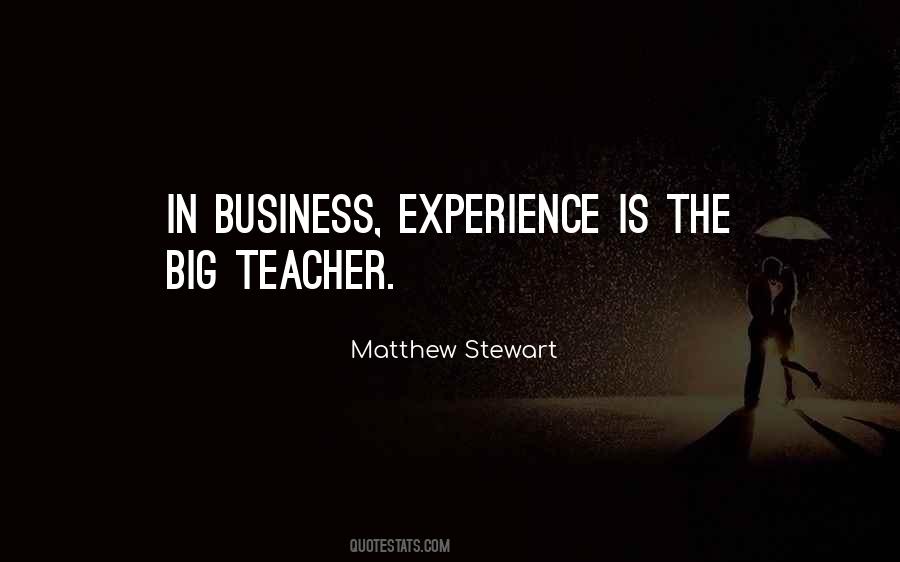 Business Experience Quotes #1764000