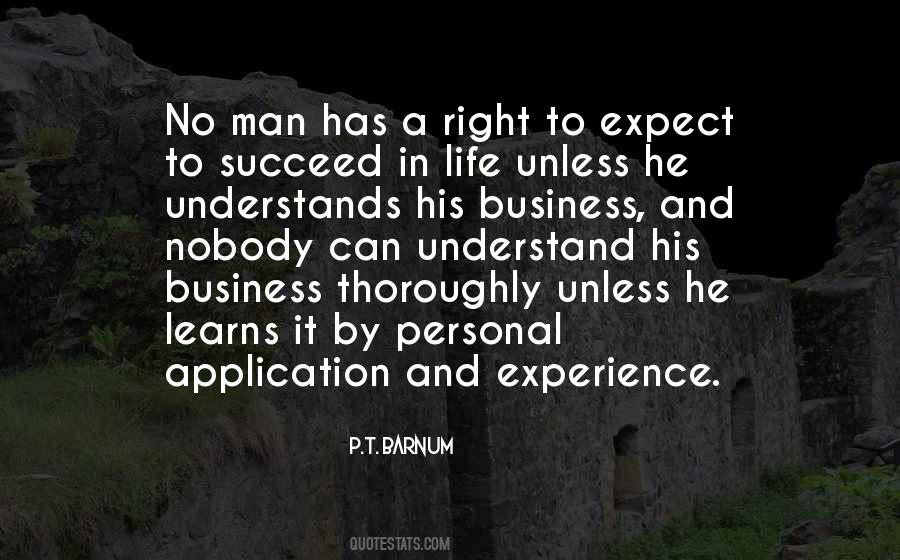 Business Experience Quotes #255882