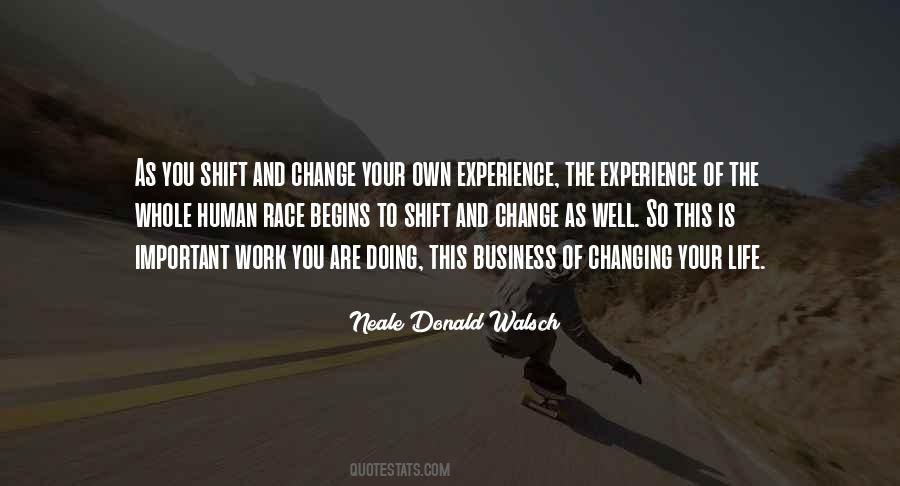 Business Experience Quotes #363944