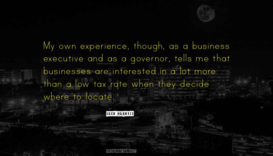 Business Experience Quotes #619371