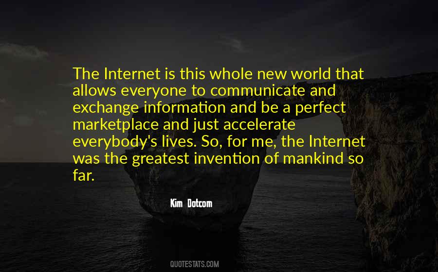 Invention Of The Internet Quotes #1770278