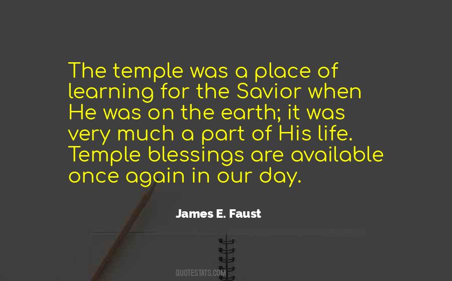 Temple Blessings Quotes #117031