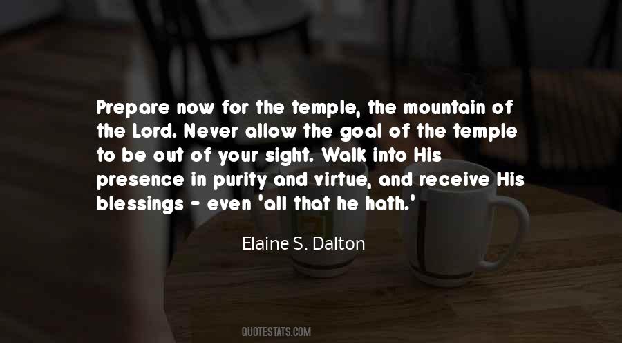 Temple Blessings Quotes #1669738