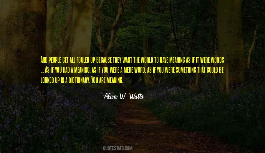 Words Mere Words Quotes #584001