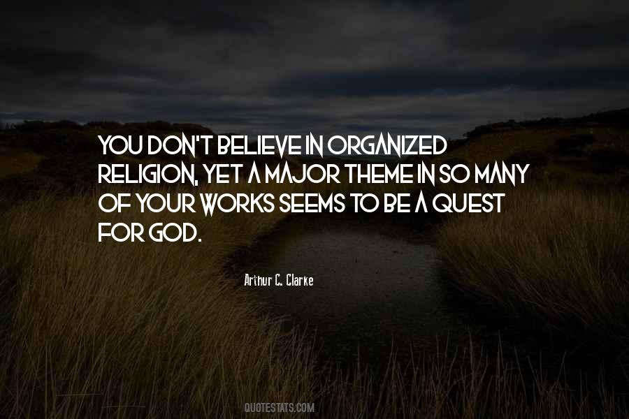 Religion Major Quotes #1170035