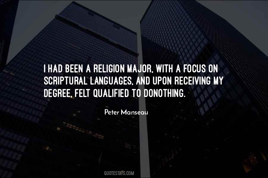 Religion Major Quotes #600929