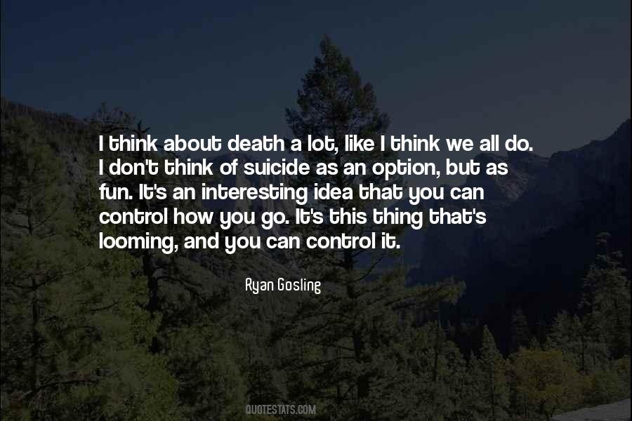 Death Suicide Quotes #342471