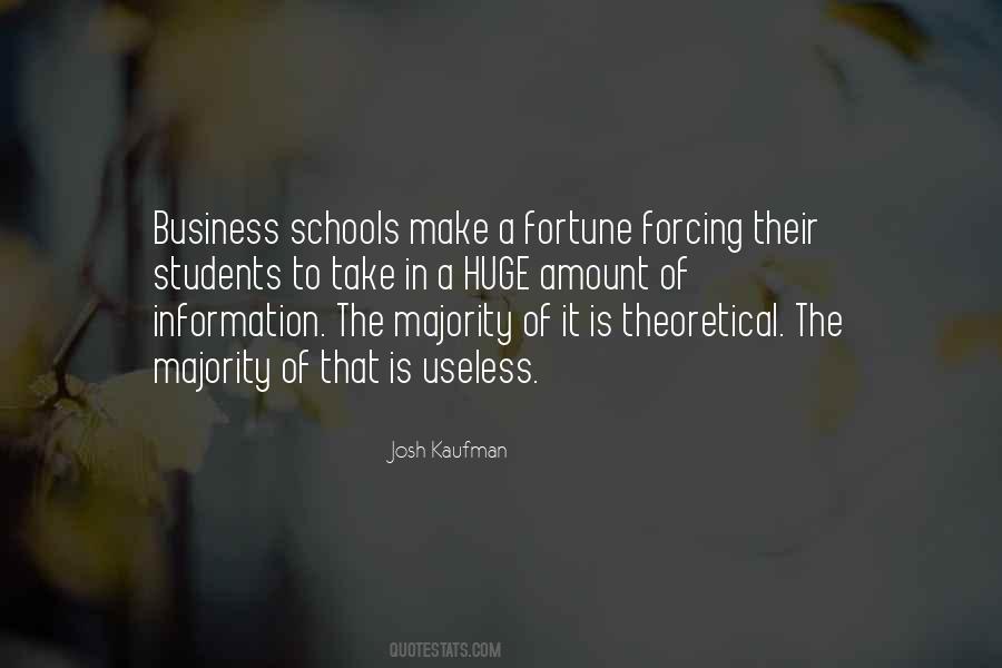 Business Schools Quotes #1324344