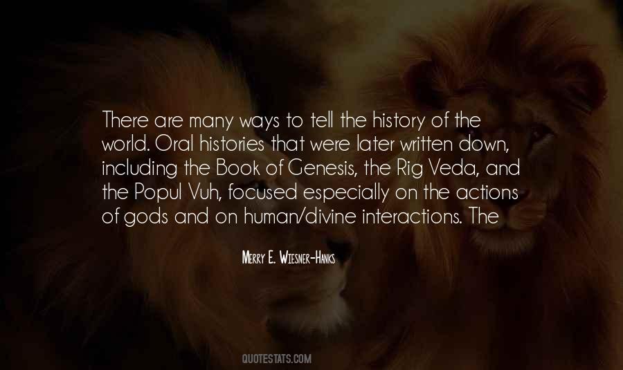 Oral Histories Quotes #504871
