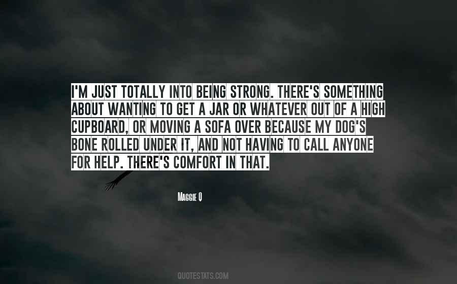 Not Being Strong Quotes #960762