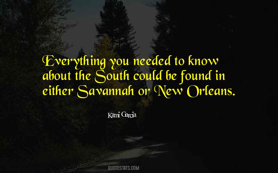 About Savannah Quotes #1872182