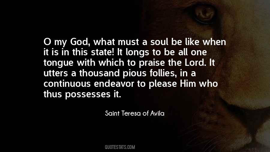 Pious Soul Quotes #273062