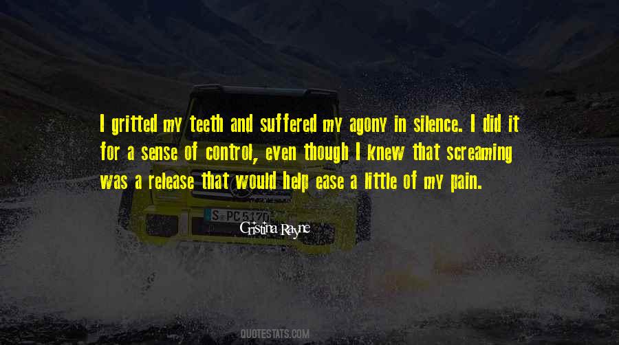 Pain Agony Quotes #1711495