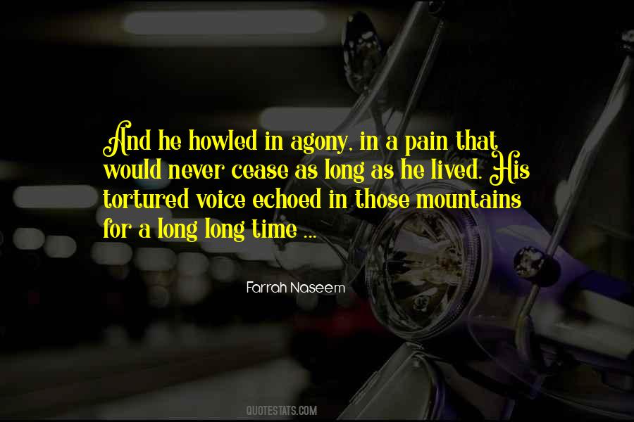 Pain Agony Quotes #1744787