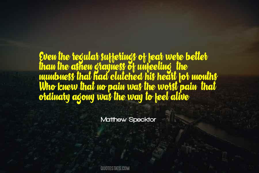 Pain Agony Quotes #564515
