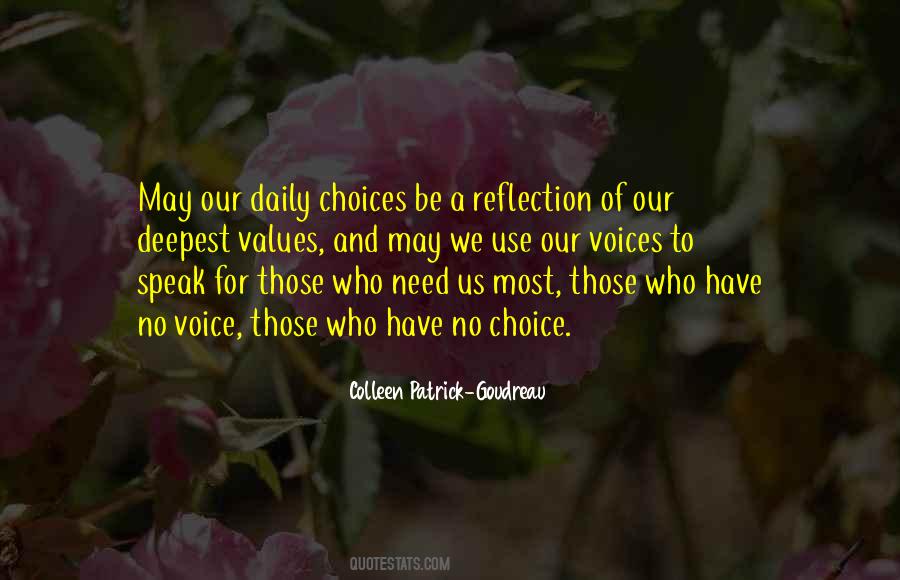 Daily Choices Quotes #1726962