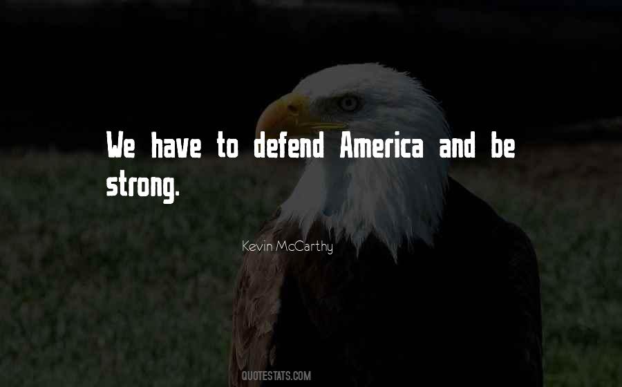 Strong America Quotes #1403410